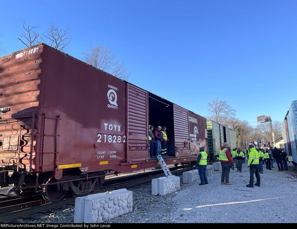 Former Susie Q Boxcar at the Rochelle Park Station